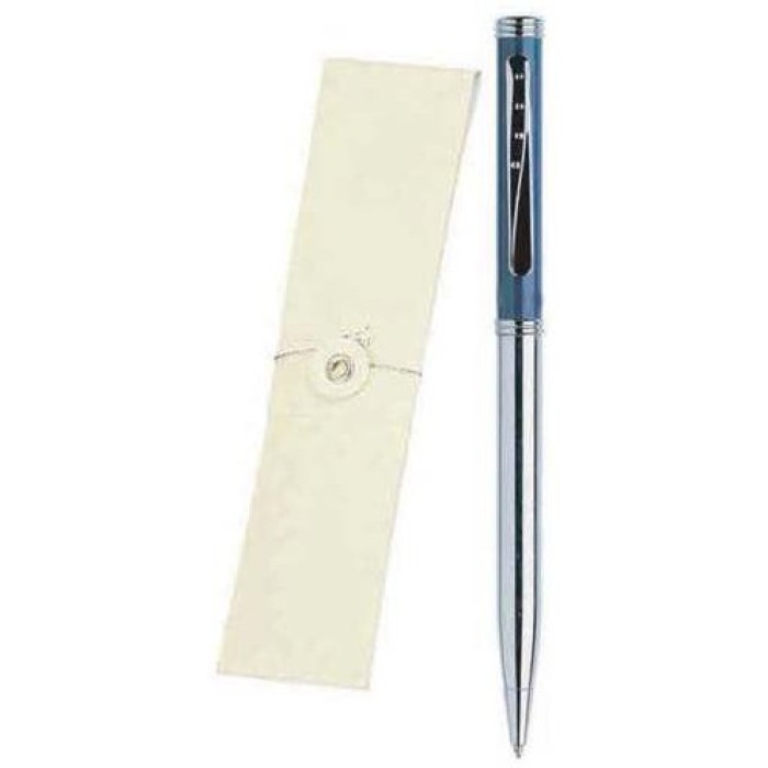 Ball point pen with pouch