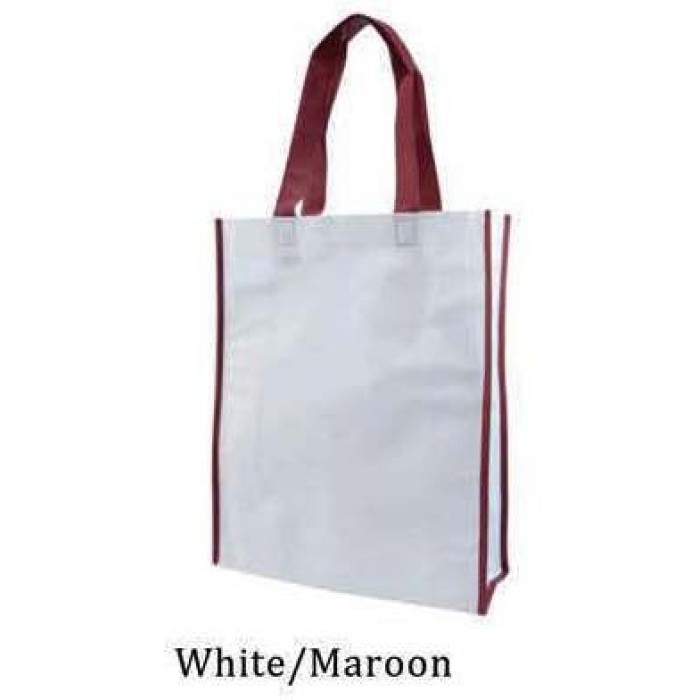 White border color shopping bags