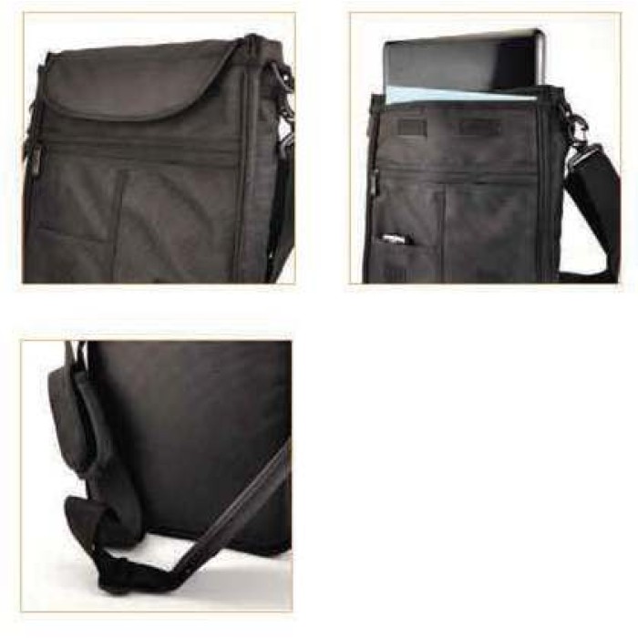 High density polyester messenger laptop bags