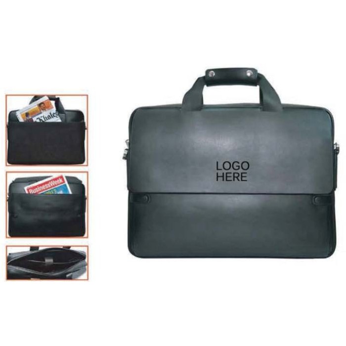 Leather laptop cum office bag 3