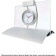 Glass Quatz Aluminium Desk Clock