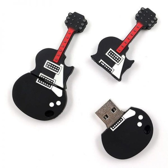 Flash Card: Guitar shaped USB