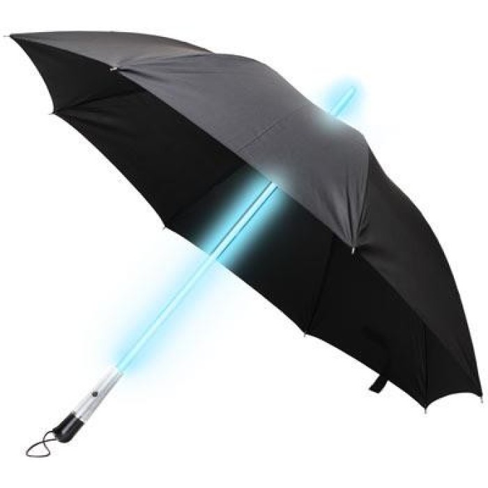 Umbrella: Acrylic shaft with LED lights